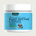 Load image into Gallery viewer, White plastic container of Animal Essentials Digestive Supplement Powder, Plant Enzyme & Probiotic. "Pure Nature. Healthy Pets" Supports digestion & nutrient absorption. For dogs & cats. Net Wt. 10.6 oz (300g).