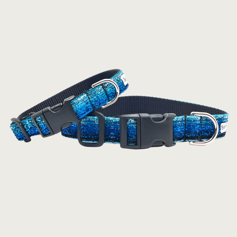Blue Gradient Sparkle Collar