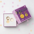 Load image into Gallery viewer, Small Tailr Classic Pet ID Tag, packaged in a square purple box with spare O-ring.