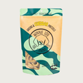 Load image into Gallery viewer, Two-toned green & beige bag of Greens & Cheddar Pretzels dog treats with simple illustrated line logo for Winnie Lou the Canine Co. in the center. Happily Transparent. Made in Colorado.