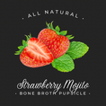 Load image into Gallery viewer, WET NOSE Strawberry Mojito Bone Broth Pupsicle Treat for Dogs