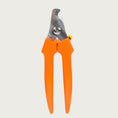 Load image into Gallery viewer, Pet nail clippers with orange handle, and sturdy blades.