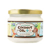 8 oz clear glass jar of Cocotherapy Coconut Oil. High lauric acid. Supportive care for dogs, cats & birds. USDA Organic, Non-GMO Project Verified.