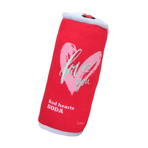 Soda Dog Toy - Red