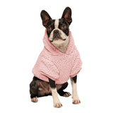 Sherpa Dog Hoodie - Blush