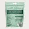 Back view of the bag of Fera Pets Hip & Joint powder. It provides additional information on product ingredients and directions for use.