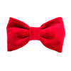 Cranberry Velvet Bow Tie