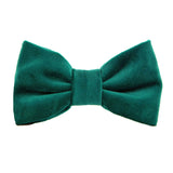 Forest Green Velvet Bow Tie