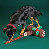 Yule Log Snuffle Toy