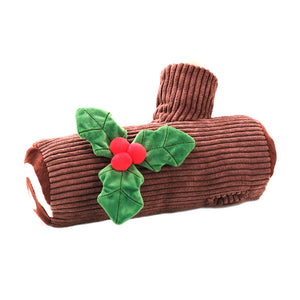 Yule Log Snuffle Toy