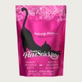 Load image into Gallery viewer, 6 oz hot pink bag of Fromm PurrSnickitty Salmon Splendor Recipe dry cat food, with black cat silhouette featured.
