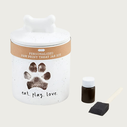 Paw Print Treat Jar