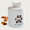 Load image into Gallery viewer, Paw Print Treat Jar
