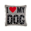 Pillow - Mini Felted I Love My Dog