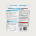 Load image into Gallery viewer, Reverse side of the Mutt Gut Allergy Soft Chews with extensive amounts of text providing product information and facts.
