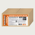 Load image into Gallery viewer, A 25 pound box of Northwest Naturals frozen raw diet for dogs, chicken and salmon recipe bars. Box contains 25 one-pound bars.

