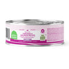 A 2.8 oz can of Open Farm Chicken & Salmon Recipe Pate cat food. Grain & legume free, Humanely Raised & Sustainably Sourced. Animal Welfare Certified.