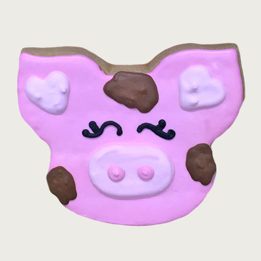 WET NOSE Pig Face Cookie for Dogs