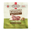 Primal lamb recipe freeze-dried raw dog food for adult dogs, in a 14 ounce bag. 