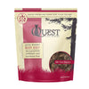 A 2 pound bag of Quest frozen raw cat food, bite size nuggets in the beef recipe. 