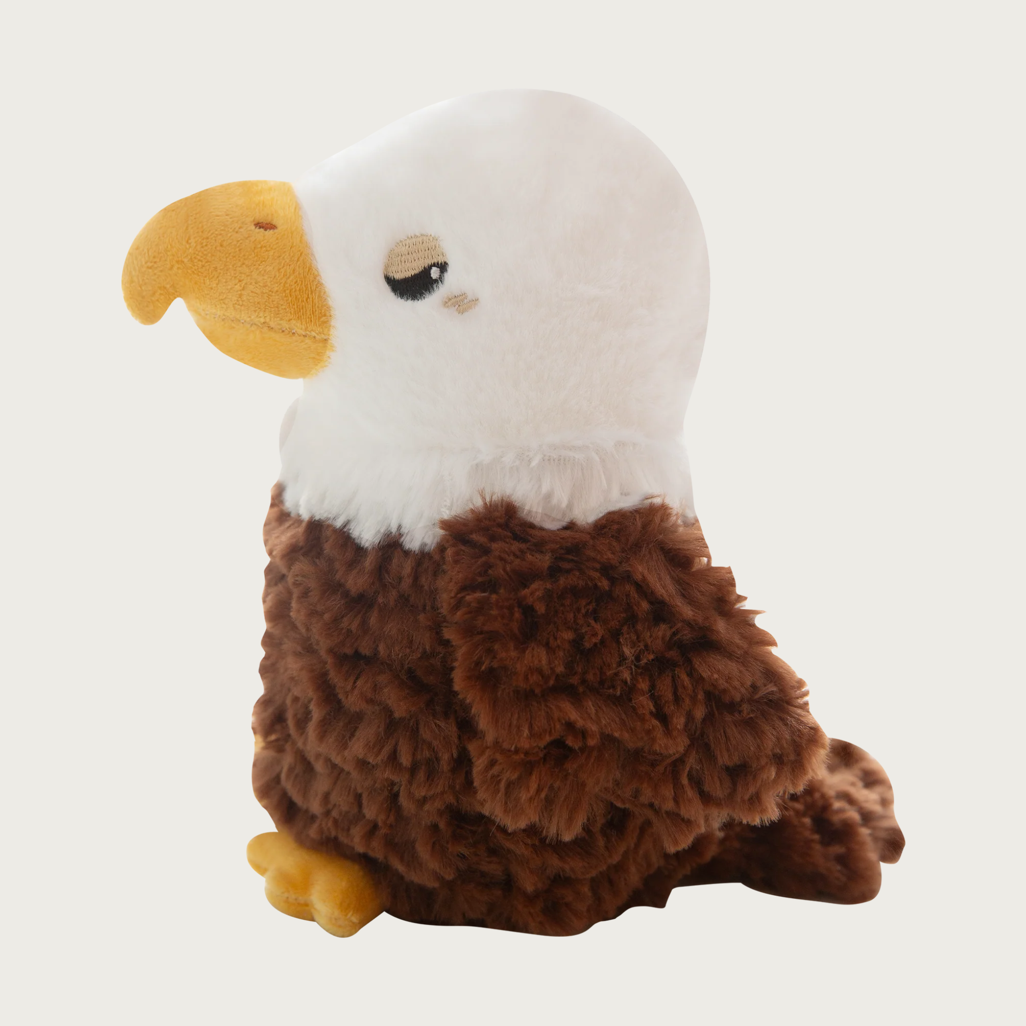 Side view of Evan the Eagle.