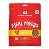35 oz red bag of Stella & Chewy's "Only the good stuff" Freeze-Dried Raw Meal Mixers "Kickstart Your Kibble" Chewy's Chicken recipe for dogs. Additional text: 95% chicken, organs & bone, grain free, cage-free, single source animal protein.