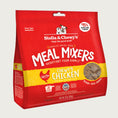 Load image into Gallery viewer, 8 oz red bag of Stella & Chewy's "Only the good stuff" Freeze-Dried Raw Meal Mixers "Kickstart Your Kibble" Chewy's Chicken recipe for dogs. Additional text: 95% chicken, organs & bone, grain free, cage-free, single source animal protein.
