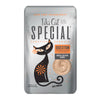 A 2.4 oz pouch of Tiki Cat Special Function Formula, Digestion. Supports healthy digestion with chicken & egg in broth. Non-GMO ingredients, with pumpkin.