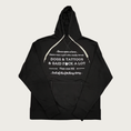 Load image into Gallery viewer, Alternate view of the hoodie laid flat.
