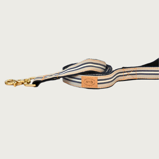 Bold Khaki Stripe Collar