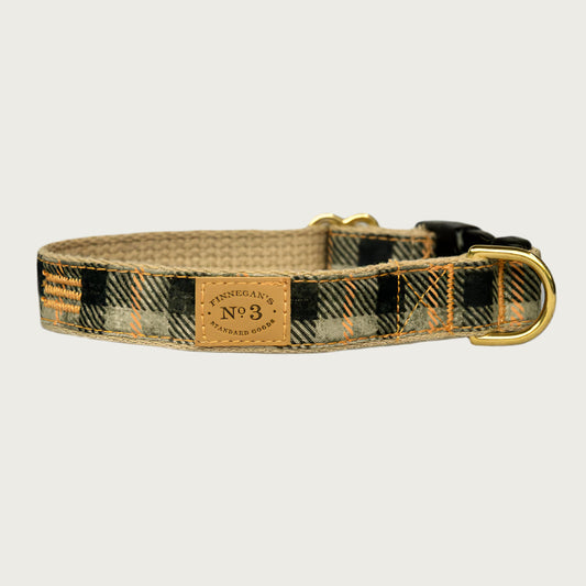 Pumpkin Plaid Collar