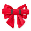 Cranberry Velvet Lady Bow