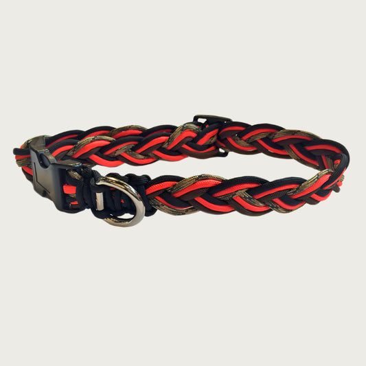 Camo Orange Paracord Collar