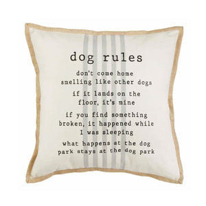 Pillow - Dog Rules