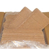 An open 25 pound box of Northwest Naturals raw diet for dogs, showing rectangular shaped bars of food packed side by side. Close up detail shows that each bar is scored into 4 sections; one section is equal to 1/4 pound of food.