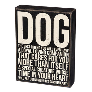 Dog Best Friend Sign
