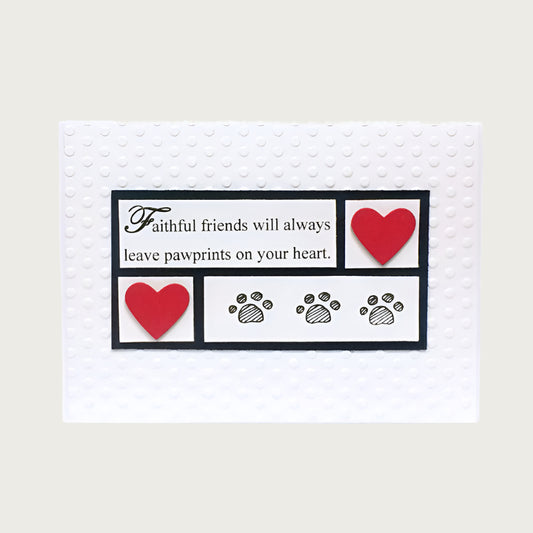 Faithful Friends Sympathy Card