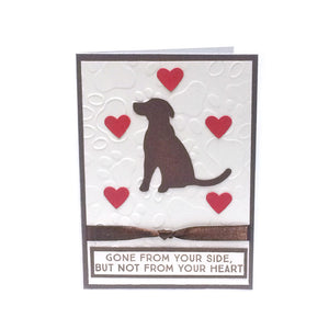 Lab Silhouette Sympathy Card