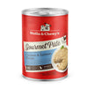 A 12.5 oz can of Stella & Chewy's Gourmet Pate Chicken & Salmon Recipe for puppies. Grain free and protein rich, creamy pate of cage-free chicken & wild-caught salmon packed with chunks of chicken breast.