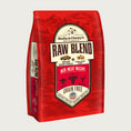 Load image into Gallery viewer, 10 lb red bag of Stella & Chewy's Raw Blend Grain Free Red Meat Recipe for dogs. Freeze-dried raw coated baked kibble plus freeze-dried raw. Beef, lamb and venison are featured, along with small illustrations of those animals' faces. 
