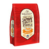 10 lb red bag of Stella & Chewy's Freeze-Dried Raw Coated Kibble, Oven Baked Grass-Fed Beef Recipe for dogs. Grain & poultry free, protein focused nutrition. A small illustration of a bull is in the center of the bag.