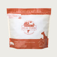 Load image into Gallery viewer, A 5 pound bag of Steve's Real Food frozen raw food, pour and serve nuggets in the pork recipe for both dogs and cats. 
