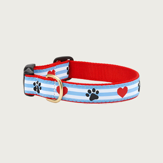 Pawprint Stripe Collar